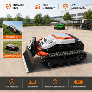 free shipping CE EPA 900mm remote control crawler mower 452cc engine grass <b>cutter</b> commercial garden machine - Product Image 3