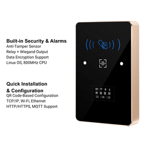Écran OLED étanche IPX7 avec connexion WiFi et Ethernet, prise en charge du SDK, fonction hors ligne, code QR, carte IC, carte CPU pour contrôle d'accès - Product Image 4