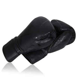 Gants de boxe en cuir professionnels confortables de conception de logo personnalisé 10OZ 12OZ 14OZ 16OZ - Product Image 5