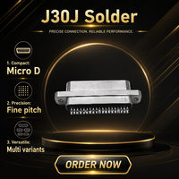 Connecteur Micro D Sub SMT femelle J30J-9TJS pour faisceau de câbles CN