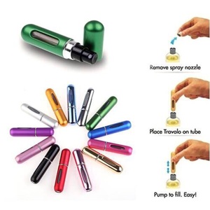 Oem/ODM alcochol bơm lại chai nước hoa <span class=keywords><strong>Atomizer</strong></span> xách tay chứa chất lỏng cho mỹ phẩm đi du lịch mini nhôm 5ml - Product Image 3