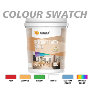 Peinture murale intérieure acrylique de haute qualité, revêtement liquide, lavable, résistant à la chaleur, durable, émulsion, décoration de la maison - Product Image 3