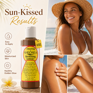 SHEOSEA Lozione Abbronzante Naturale, Abbronzatura Rapida e Scura con Ingredienti Hawaiani, Rivitalizzante per la Pelle per Tutti i Tipi di Pelle 4oz 118ml - Product Image 3