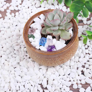 Tự nhiên trắng rửa sông đá cuội sỏi đá cho trang trí sân vườn cảnh quan ngoài trời con đường ban công lát đá - Product Image 3