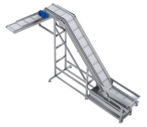 Fıstık PU kemer eğim Z tipi kovalı elevatör PVC /PU/kauçuk etek yanak kaldırma kovası hazne ile asansör konveyörü - Product Image 5