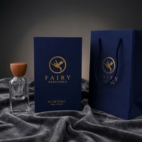 Ensemble de flacons de parfum en verre avec bouchon en bois de luxe, 30 ml, 50 ml, 100 ml, flacon pulvérisateur vide rechargeable, coffret cadeau haut de gamme avec sac fourre-tout