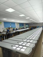 Lampadaire solaire LED tout-en-un en alliage d'aluminium étanche IP65 avec contrôleur MPPT 100W, angle de faisceau 140°, certifié RoHS, télécommande