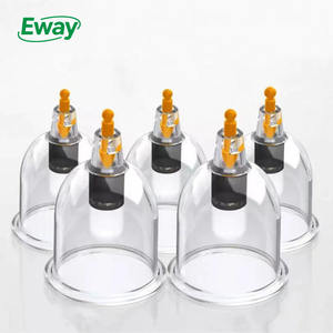 Ventouses de <span class=keywords><strong>Hijama</strong></span> Épaisses en PS, Ventouses à Vide en Plastique de Haute Qualité EwayHealth EWSJ-B09 Certifiées CE, Garantie 1 An, Étireur de Cou - Product Image 2