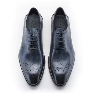 Zapatos Oxford de Hombre Británicos, Impermeables, de Cuero Genuino, Punta Cerrada, Hechos a Mano, para Boda, Formales, Casuales de Negocios, Antideslizantes, con Hebillas y Correas - Product Image 4