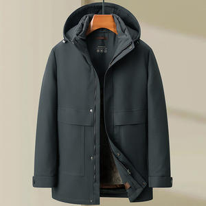 Doublure intérieure détachable pour hommes <span class=keywords><strong>Doudoune</strong></span> en velours doré avec duvet d'oie blanc Froid extrême Imperméable Épais Anti-froid d'âge moyen - Product Image 1