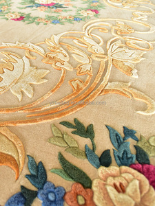 <span class=keywords><strong>Tappeti</strong></span> di lana spessa intagliati a mano <span class=keywords><strong>tappeti</strong></span> di lusso grandi <span class=keywords><strong>tappeti</strong></span> oro giallo floreale tappeto con Design reale francese per la casa - Product Image 3