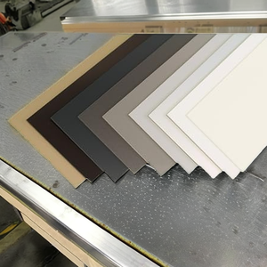 Plaque en aluminium de 1 mm de la série 1000, revêtue de RAL 9010 blanc pur et <span class=keywords><strong>7016</strong></span> anthracite, découpe sur mesure 60 mm x 1000-2000 mm - Product Image 1
