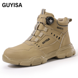 GUYISA Chaussures <span class=keywords><strong>de</strong></span> <span class=keywords><strong>sécurité</strong></span> à boutons intelligentes légères, résistantes à l'usure et confortables, anti-écrasement et anti-crevaison - Product Image 1