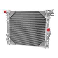 Radiator Aluminium GTGMOTO untuk Jeep Wrangler JK Sport 3.6L 3.8L V6 Manual MT tahun 2007~2018
