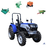 Tractor Pequeño con Cargador Frontal, Tractor Usado de 20hp, Mini Tractores Agrícolas 4x4, Marca NP