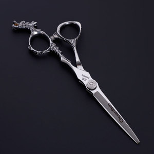 Tijeras de Peluquería Quanben de 6 Pulgadas, Acero Inoxidable 440C, Tijeras Planas Profesionales para Diestros, Herramientas de Corte de Cabello para Salón - Product Image 1