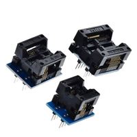 SOP16 ke DIP8 Soket Lebar 150mil 200mil 208mil 209mil 300mil Adaptor Programmer SOP8 untuk EZP2013 CH341 a