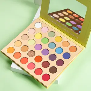 Factory Price Vegan Shimmer 30 Colors Waterproof Matte High Pigment Eyeshadow Palette