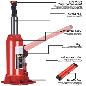 <span class=keywords><strong>Cric</strong></span> hydraulique en acier puissant 3T <span class=keywords><strong>4T</strong></span> 5T 10T pour le levage de véhicules lourds - Product Image 3