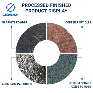 Ligne de recyclage de batterie d'emballage souple de 100 kg/h Machine de recyclage de broyage de batterie au lithium usine de recyclage de batterie au lithium-ion - Product Image 6