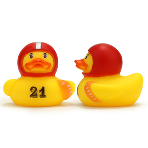Patitos de Goma Deportivos Miniatura al por Mayor para Logotipos Personalizados, Juguetes para Bañera, Patitos de Goma de <span class=keywords><strong>Rugby</strong></span> - Product Image 1