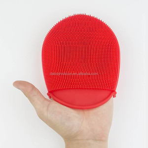 Mitaines de massage en silicone pour le soin du corps, favorisant la circulation sanguine, marque Darklight, rouge/jaune/design personnalisé créatif - Product Image 2