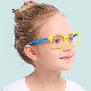 Gafas de Computadora con Bloqueo de Luz Azul UV400, Diseño Color Block, Venta al Por Mayor, Logotipo Personalizado, Moda para Niños - Product Image 2