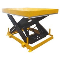 Top 2 tonnes électrique ciseaux niveleur de quai Cargo Table élévatrice plate-forme hydraulique fixe conteneur rampe de chargement pour chariot élévateur