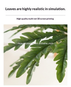 Árbol Artificial de Pavo Real Grande en Maceta, Dizygotheca Nórdica, Follaje Artificial para Interiores, Hogar, Oficina, Jardín, Acción de Gracias, Boda - Product Image 6