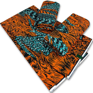 Wholesale Nigeria Design Damask Real Holland African Print For Wedding Dress <span class=keywords><strong>Champion</strong></span> Wax Clothes - Product Image 4