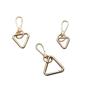 Triangular Zinc Alloy Buckle Hook DIY Jewelry Accessories Strong Hardware Key Ring Bag Hook - Product Image 1