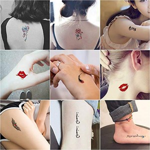 Small Size Temporary <strong>Tattoos</strong> <strong>Tattoo</strong> Stickers for Women Men Kids 30 Sheets Flower Word Small Patterns Waterproof <strong>Temp</strong> <strong>Tattoo</strong> - Product Image 5