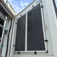 Conteneur de minage crypto Drolin Box 40 pieds à refroidissement par air, 270 mineurs S21, haut débit d'air, rideau humide, ferme mobile, direct usine