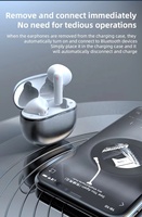 Écouteurs TWS ergonomiques à réduction de bruit, contrôle tactile, sans fil, légers, pour la musique et les appels