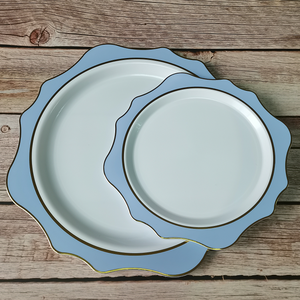 <span class=keywords><strong>Vaisselle</strong></span> <span class=keywords><strong>jetable</strong></span> en plastique de luxe en gros, noir et or, pour mariage, fête, camping, dîners, barbecues de <span class=keywords><strong>Noël</strong></span>, kits - Product Image 6