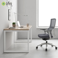Bureau de direction simple en acajou, mobilier de bureau moderne, bureau de direction