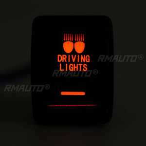 Interruptor de luz LED para coche, botón pulsador, 12V 3A, para luces antiniebla, luces traseras, barra de luces LED, para Nissan Navara NP300 Pathfinder X-Trail - Product Image 5