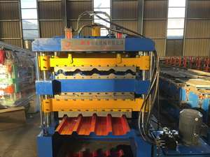 เครื่องขึ้นรูปม้วน<span class=keywords><strong>กระเบื้อง</strong></span>หลังคาง่ายต่อการติดตั้งและใช้งานเครื่องจักรเหล็ก<span class=keywords><strong>มือ</strong></span><span class=keywords><strong>สอง</strong></span> - Product Image 2