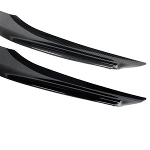 Bmw Front Corner Decal Piano Black Carbon Fiber Texture For E90 E91 Lci 320i 330i 2009 2012 - Product Image 5