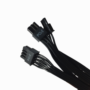 Molex 5557 8-Pin Male ke Double 6 + 2-Pin kabel adaptor GPU PVC daya Split terisolasi untuk komputer - Product Image 6