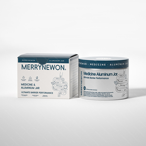 Portable <b>Small</b> Capacity Aluminum Pill <b>Jar</b> for Vitamin Packaging Airtight Aluminum Tin Capsule Storage Container - Product Image 3