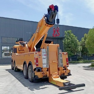 Fabricante HOWO 8x4, Camión Grúa de Remolque con Volante a la Derecha, 60T, Rotación de 360°, Camión de Remolque para Tráfico, Camión para Remoción de Bloqueos Viales - Product Image 6
