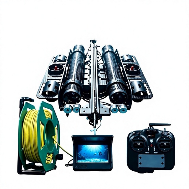 Carbon-fiber Underwater Drone for Aquatic Surveillance and Fish-catching Smart Robot Wholesale Price Shandong Dezhou