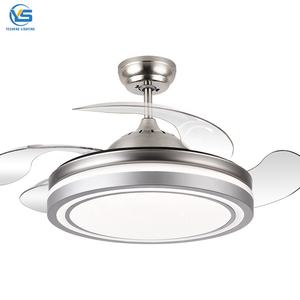 Ventilador de Techo Plegable Moderno 2026 con Control Remoto, 42 Pulgadas, 110v 220v, con Lámpara de Luces LED de Diseño - Product Image 1