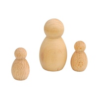 Mini jouet en bois grosse poupée marionnette diffuseur d'huile essentielle élégante décoration d'ornement en bois