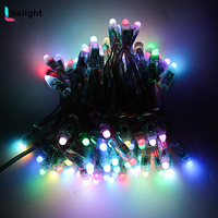 DC5V WS2811 Diffusé Numérique RVB LED Pixel Lumière Adressable Individuellement 12mm Rond LED Modules Étanche Pleine Couleur