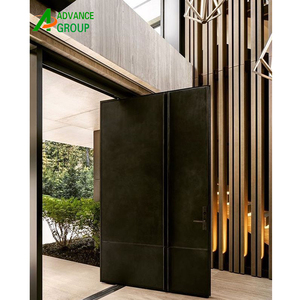 Puerta <span class=keywords><strong>de</strong></span> <span class=keywords><strong>Madera</strong></span> <span class=keywords><strong>de</strong></span> Gran Tamaño para el Hogar, Diseño Moderno <span class=keywords><strong>de</strong></span> Núcleo Sólido, Puerta Principal Exterior <span class=keywords><strong>de</strong></span> <span class=keywords><strong>Madera</strong></span> Pivotante, 2023 - Product Image 6