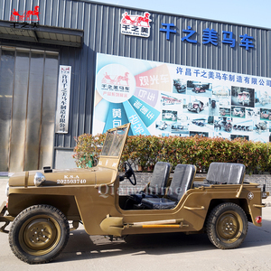 <span class=keywords><strong>Coche</strong></span> Eléctrico Retro Inspirado en el Icono de la Segunda Guerra Mundial, Willy, Vehículo Militar, Apto para Conducir, Aplicaciones de Estudio Cinematográfico y Colección - Product Image 3