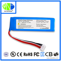 Paket Baterai Lithium 3.7v OEM Laris Manis Permintaan Tinggi 1029102 2P1S 6000mAh Paket Baterai Lithium-ion untuk Elektronik