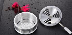 Cachimba Hmd de aleación de aluminio de fábrica personalizada, dispositivo de gestión del calor, carbón, soporte para carbón, partición, accesorios para Shisha - Product Image 4